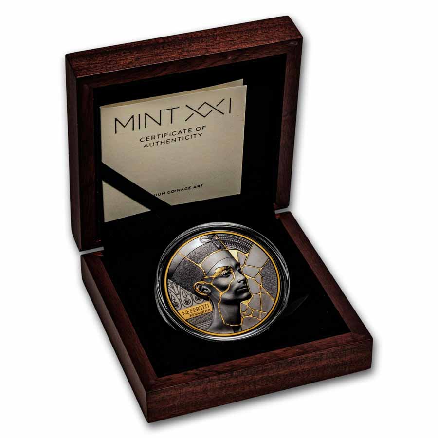 2026 Republic of Cameroon 2 oz Silver Kintsugi Art: Nefertiti | eBay